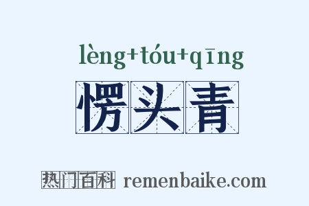 愣头青是什么意思的图片